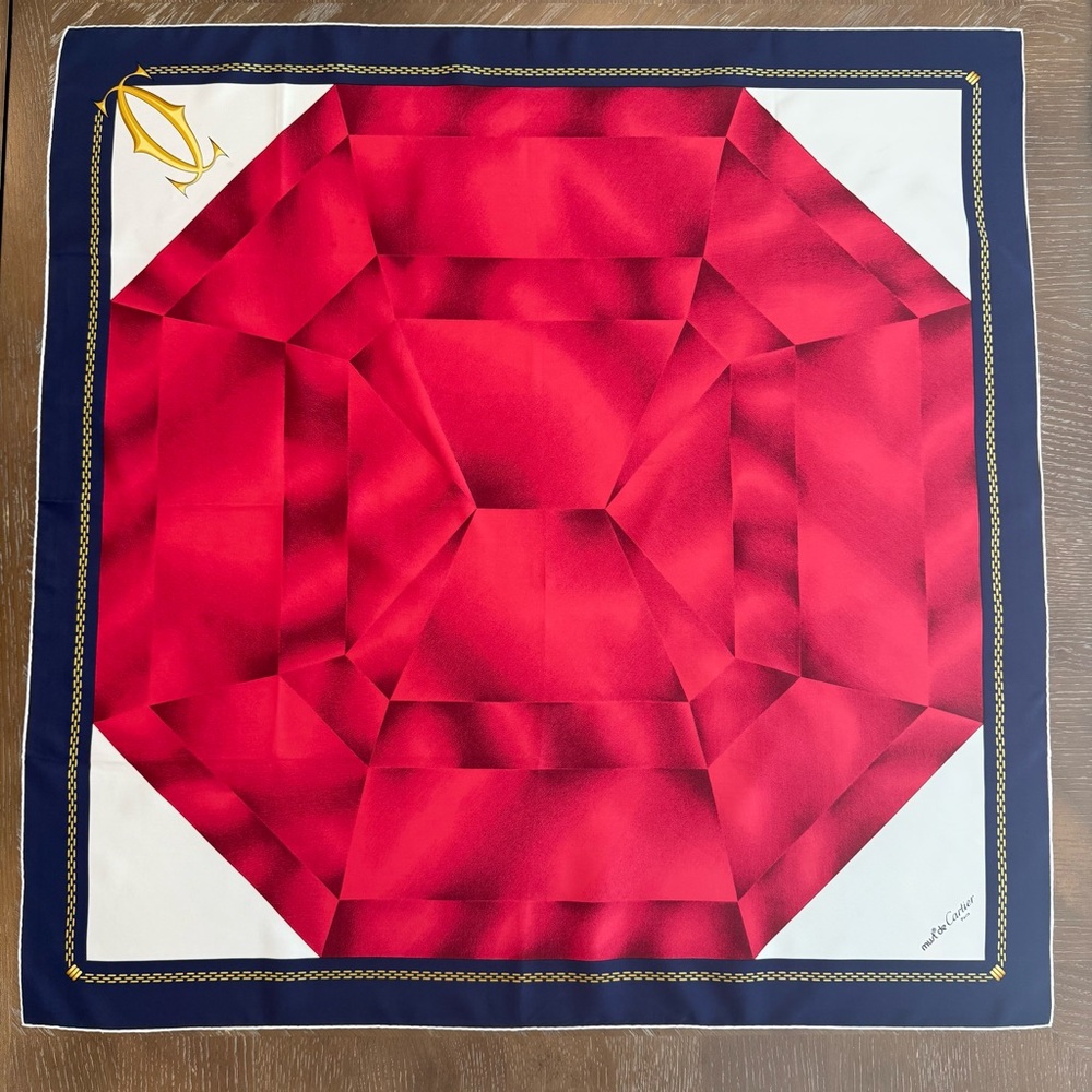 Authentic Cartier Scarf